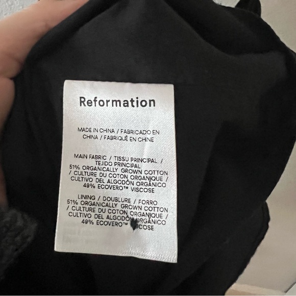 Reformation True Cut-Out Strappy Black Midi Dress - Picture 7 of 8